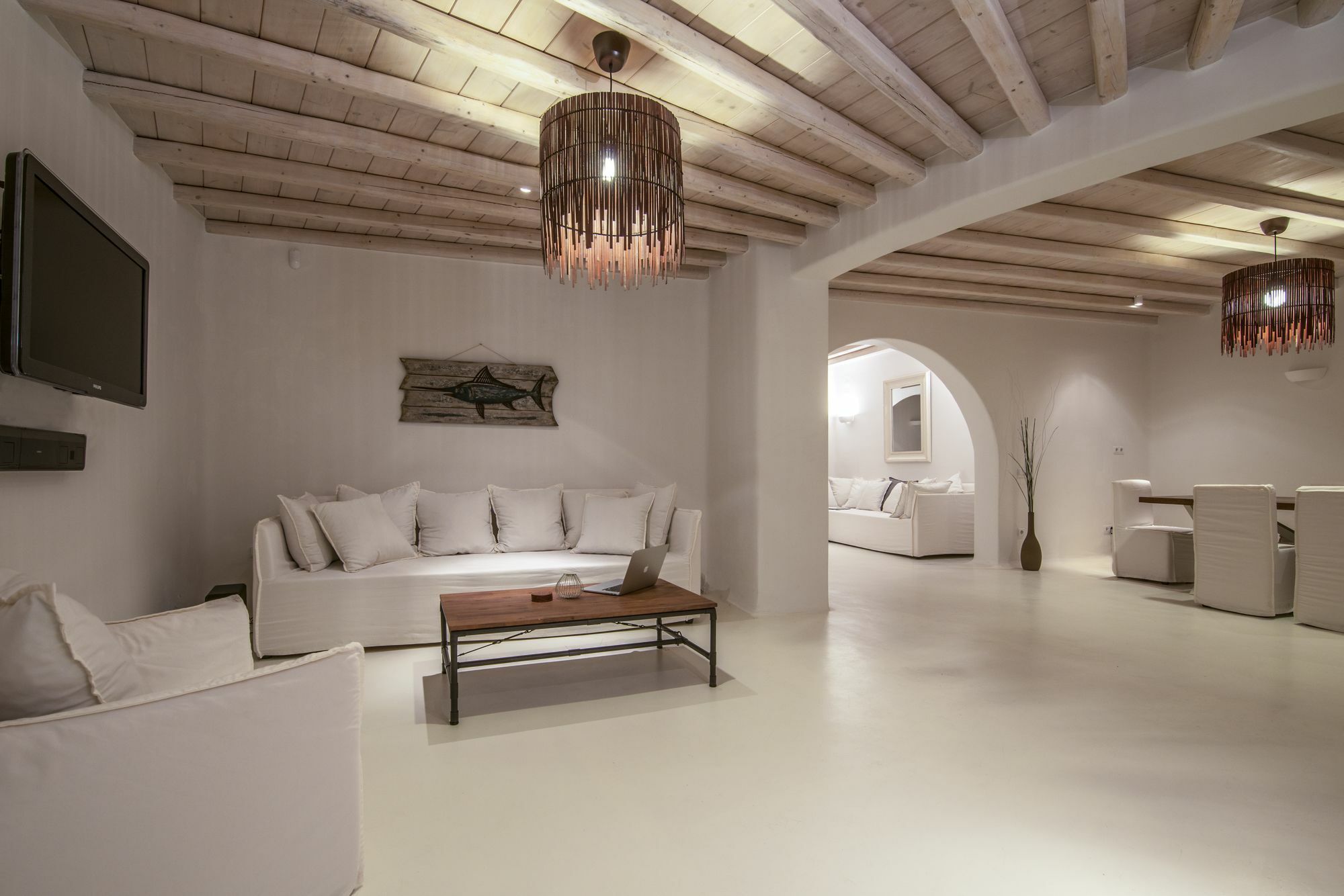Villa Aegean Lighthouse Fanari  ภายนอก รูปภาพ