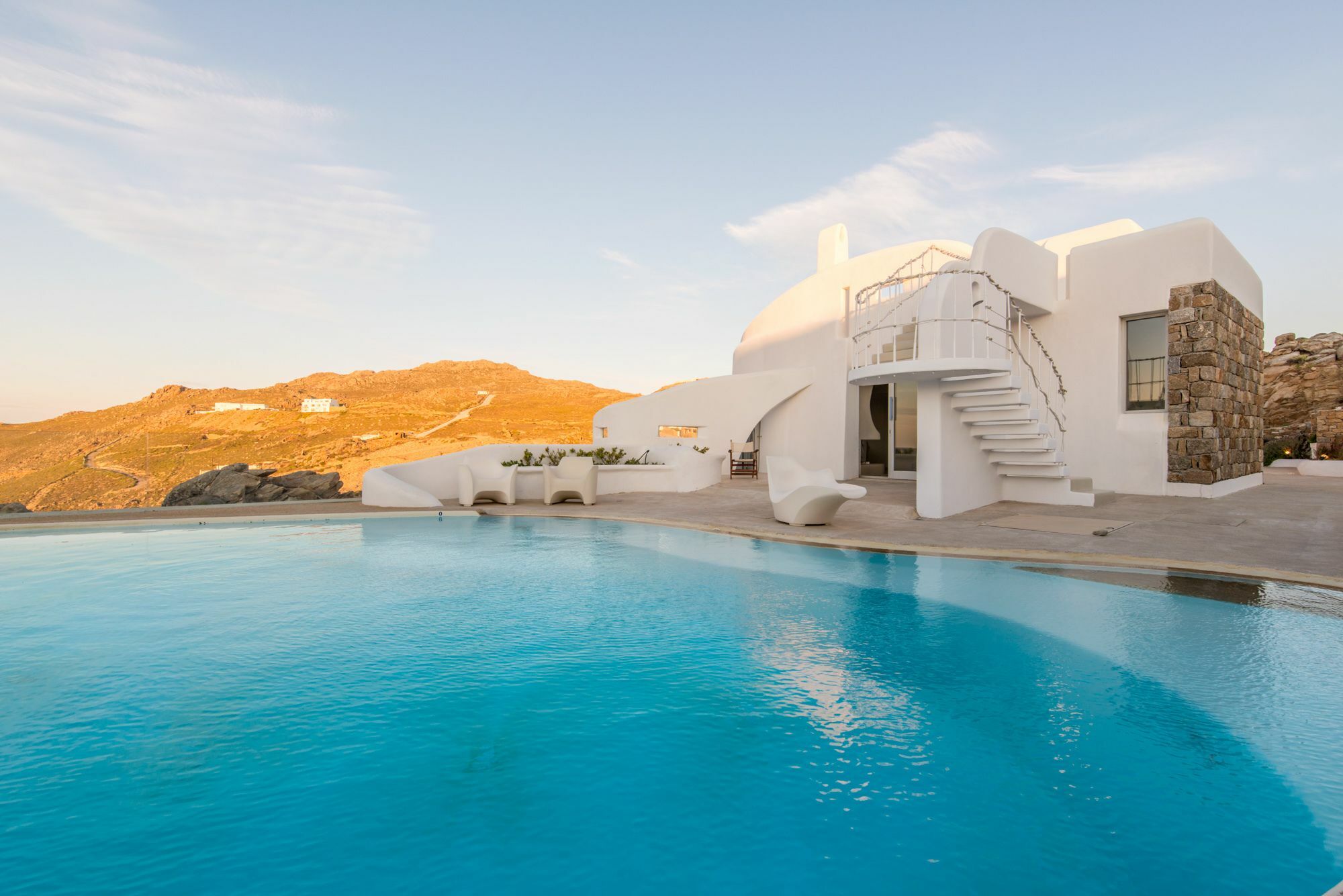Villa Aegean Lighthouse Fanari  ภายนอก รูปภาพ