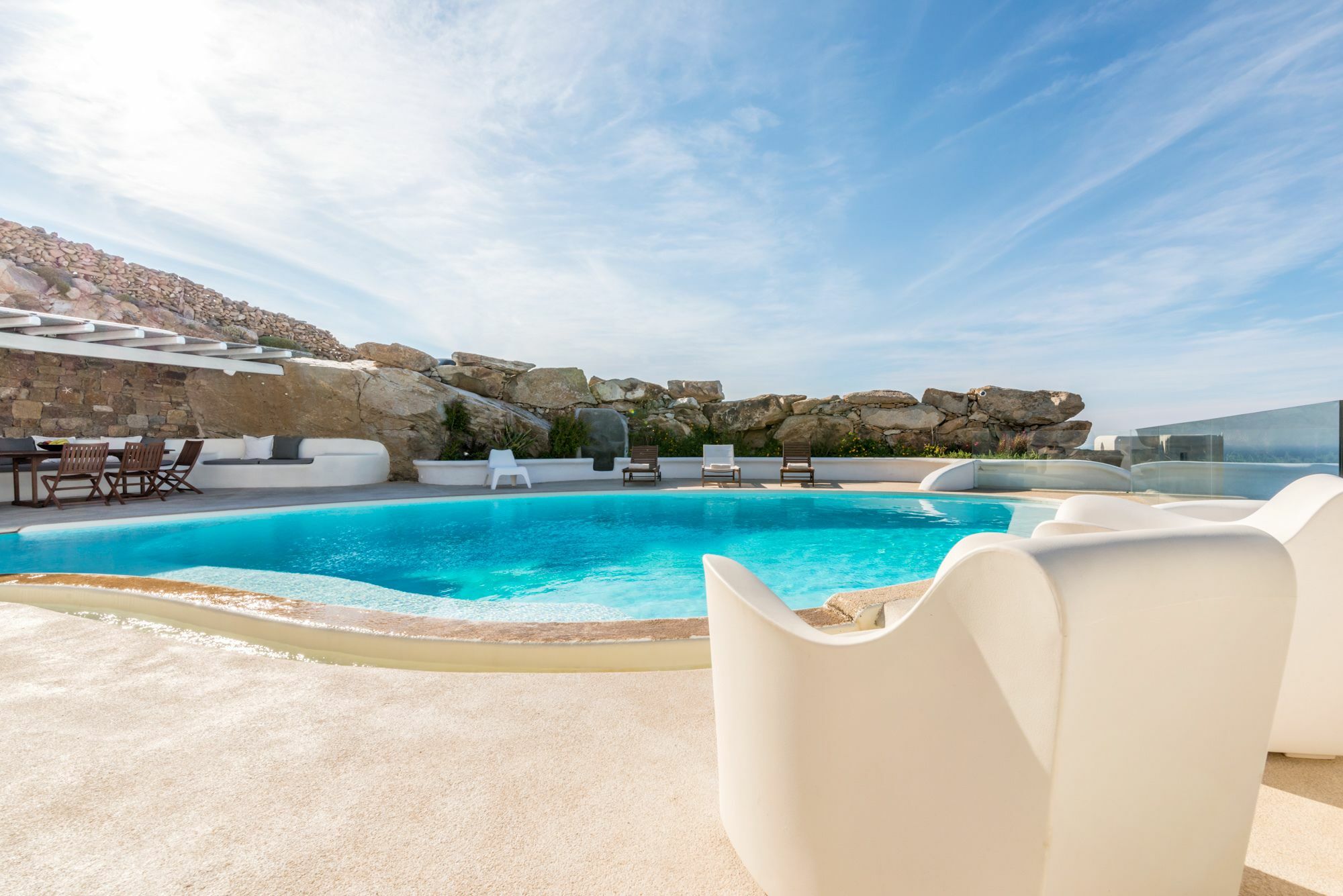 Villa Aegean Lighthouse Fanari  ภายนอก รูปภาพ